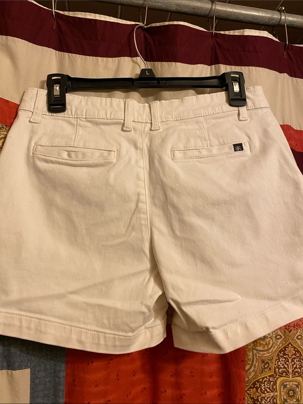Banana Republic White Cotton Bermuda Shorts - Picture 4 of 8